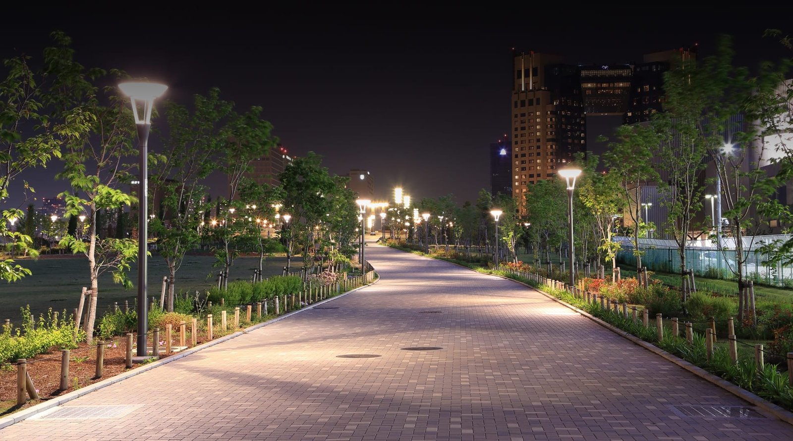 Street Light & Rainwater Trench