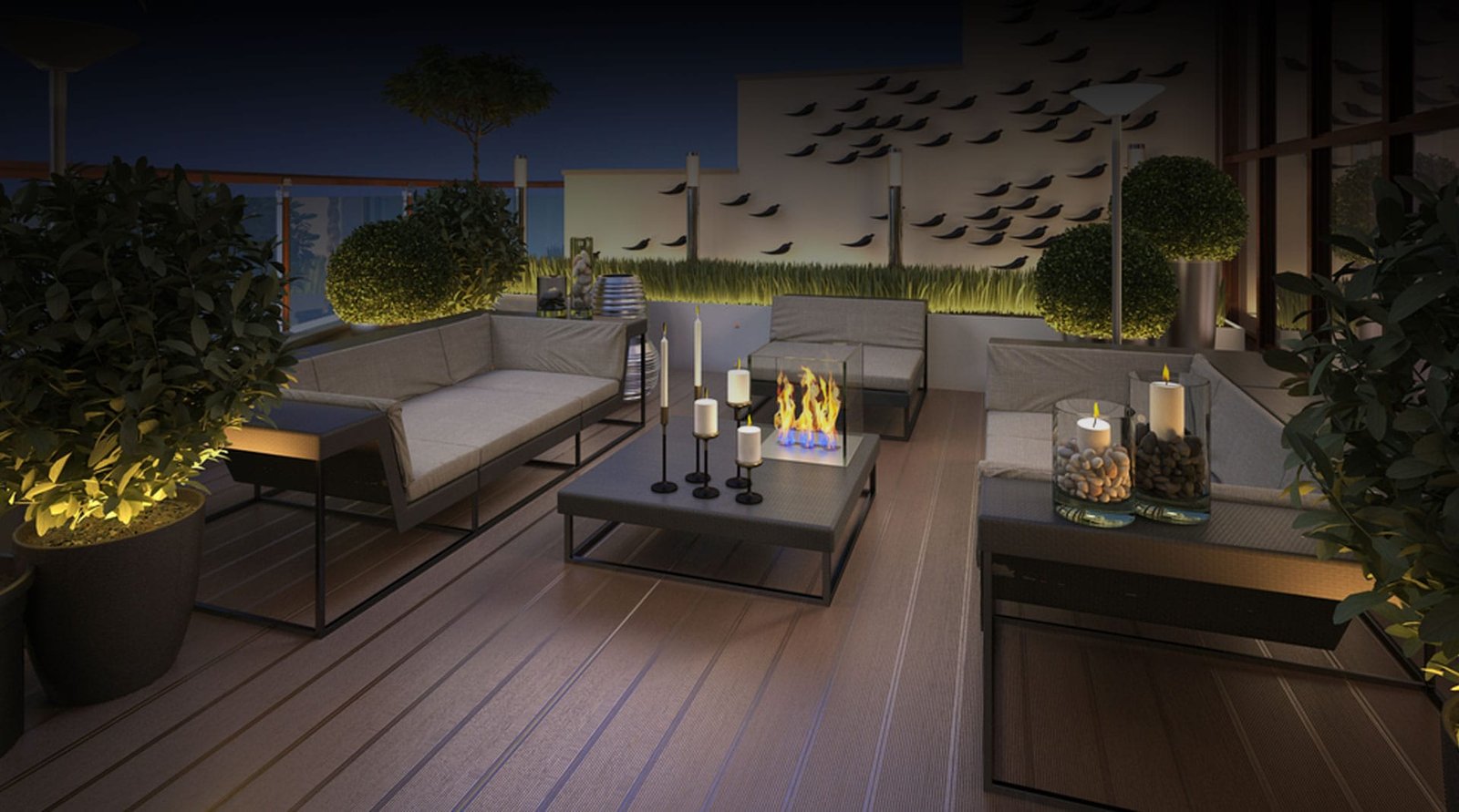 Senior Citizen Seating Area