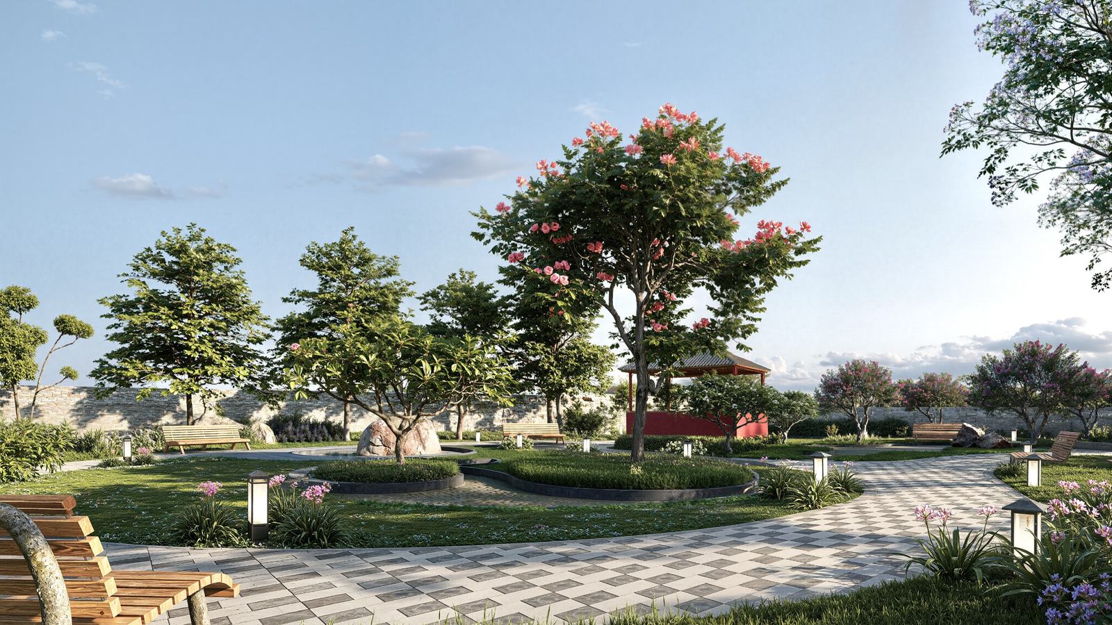 Landscaped Seating